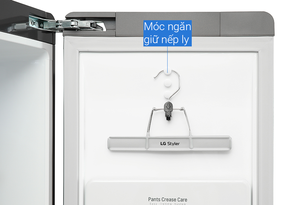Tủ chăm sóc quần áo thông minh LG Styler Inverter 3 móc S3MFC Màu Trắng - Bạc