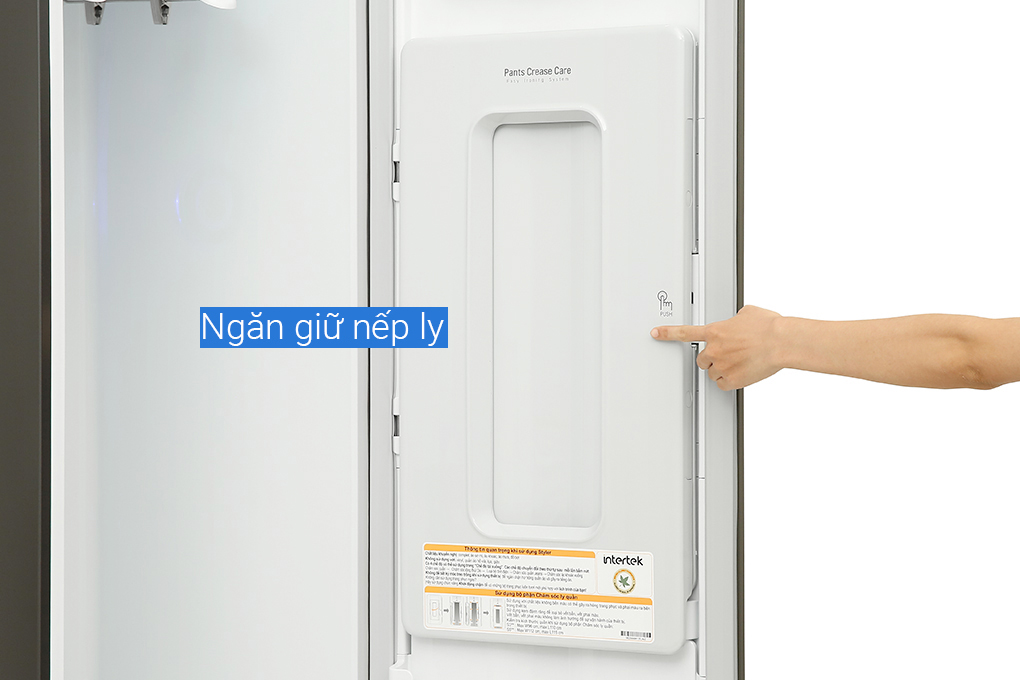 Tủ chăm sóc quần áo thông minh LG Styler Inverter 3 móc S3MFC Màu Trắng - Bạc