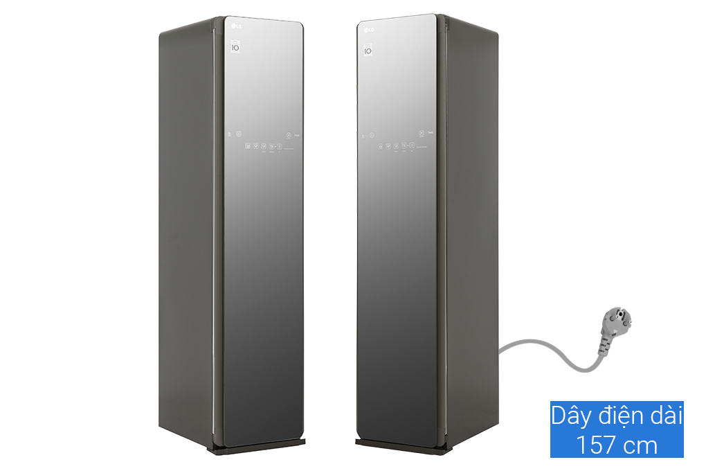 Tủ chăm sóc quần áo thông minh LG Styler Inverter 3 móc S3MFC Màu Trắng - Bạc