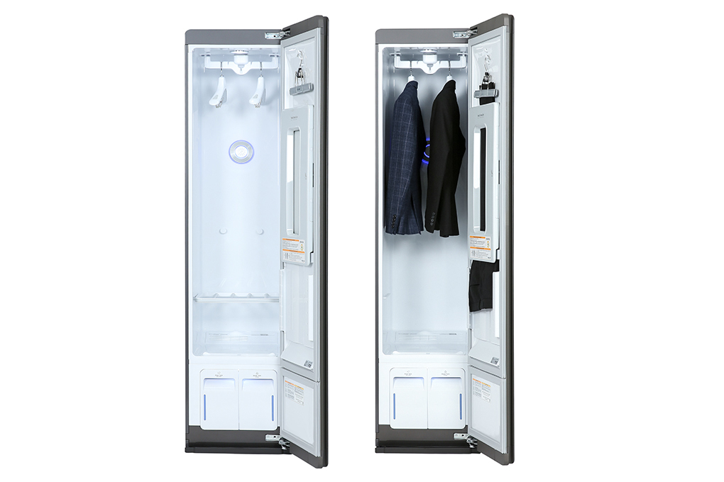 Tủ chăm sóc quần áo thông minh LG Styler Inverter 3 móc S3MFC Màu Trắng - Bạc