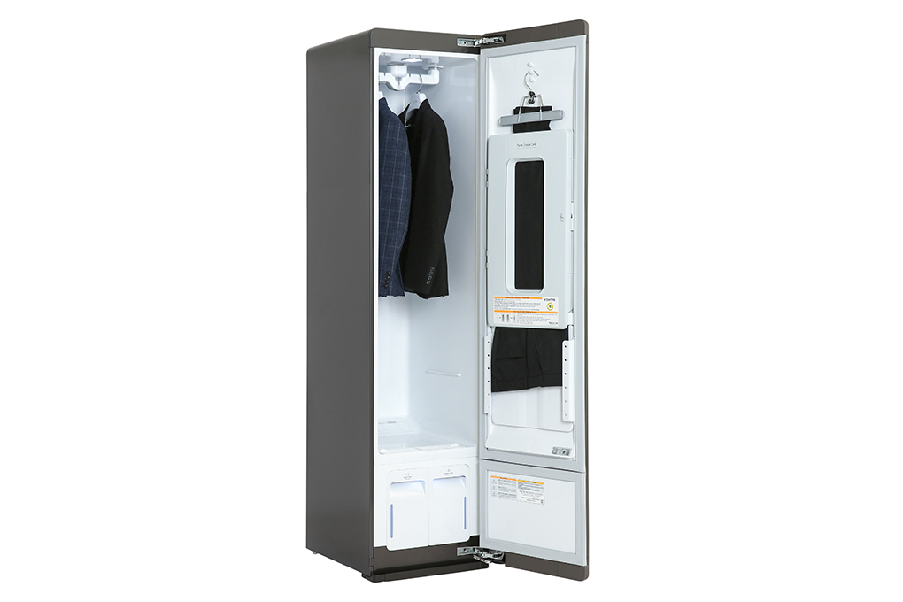 Tủ chăm sóc quần áo thông minh LG Styler Inverter 3 móc S3MFC Màu Trắng - Bạc