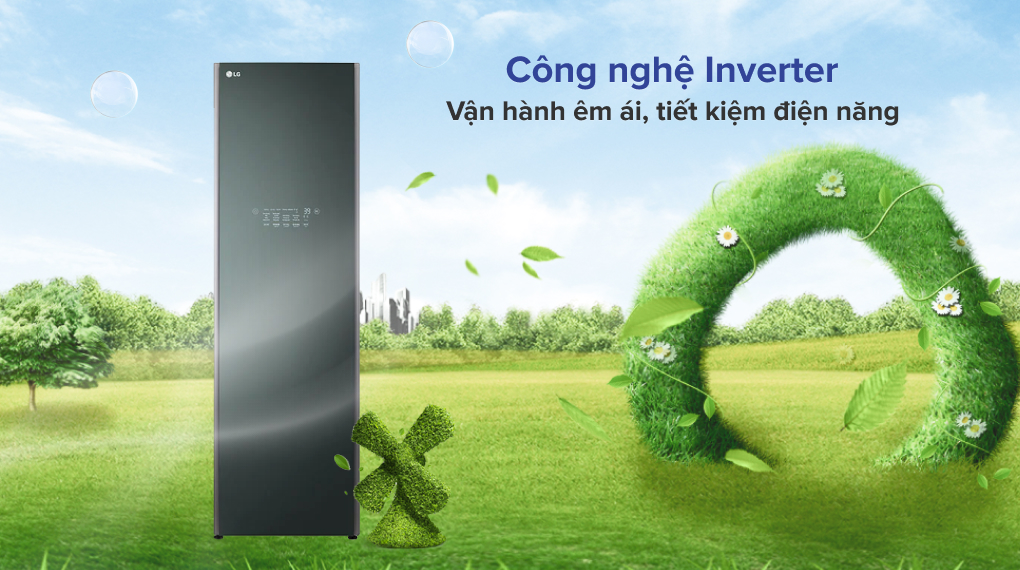 Tủ chăm sóc quần áo thông minh LG S5GOC - Công nghệ Inverter