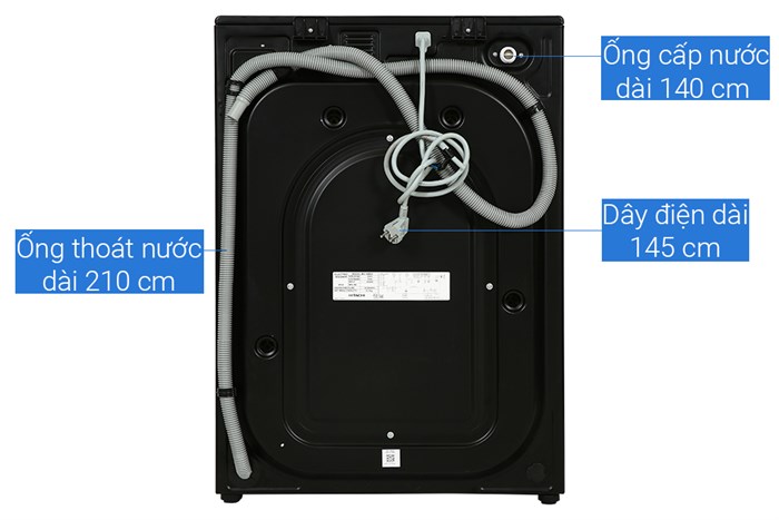 Máy giặt Hitachi Inverter 10 kg BD-100GV WH