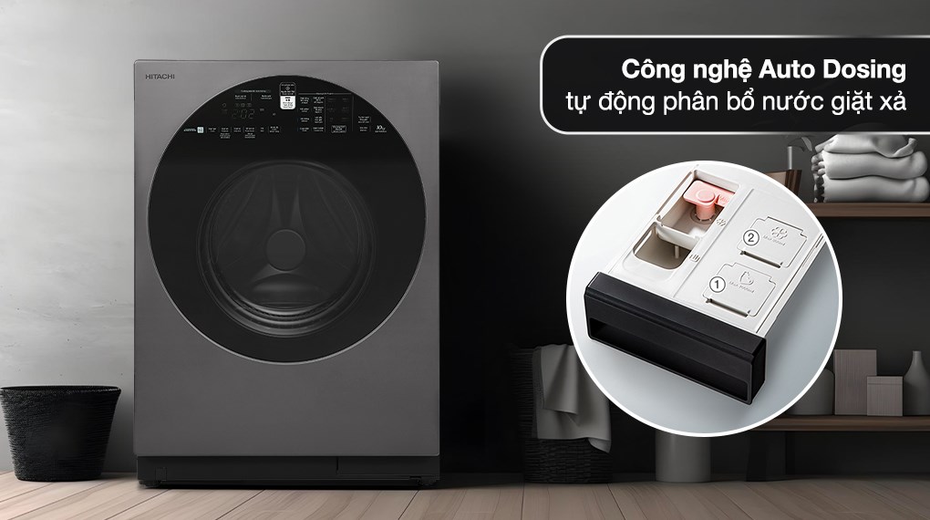 Máy giặt Hitachi Inverter 10 kg BD-100XGV MAG