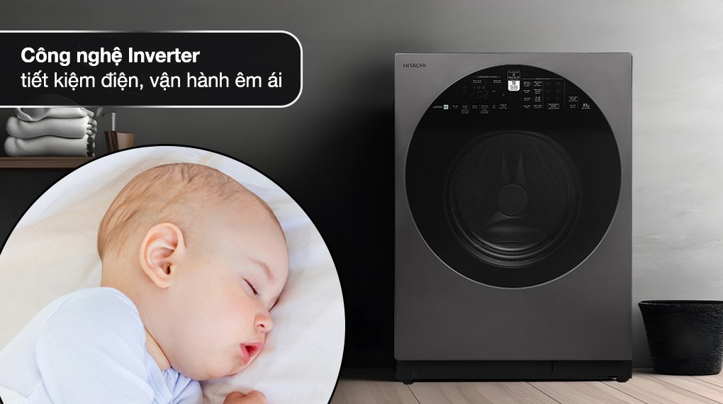 Máy giặt Hitachi Inverter 10 kg BD-100XGV MAG