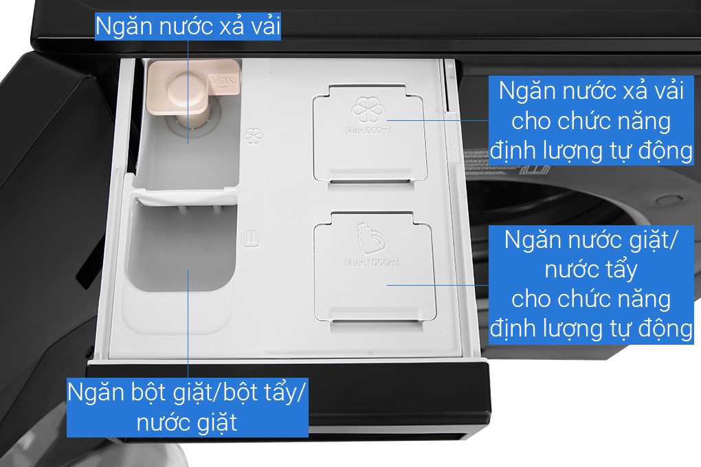 Máy giặt sấy Hitachi Inverter giặt 12 kg - sấy 8 kg BD-D120XGV MAG Màu Xám