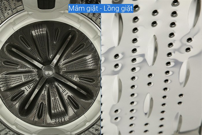 Máy giặt Hitachi Inverter 25 kg SF-250ZFVAD SS Màu Inox