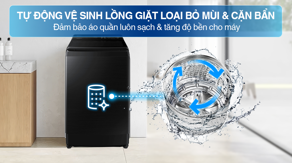 Máy giặt Samsung Inverter 12 kg WA12CG5745BVSV