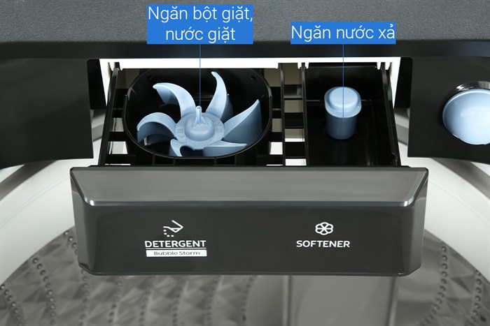 Máy giặt Samsung Inverter 12 kg WA12CG5886BVSV Màu Đen