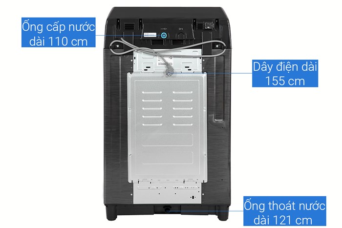 Máy giặt Samsung Inverter 17 kg WA17CG6886BVSV Màu Đen