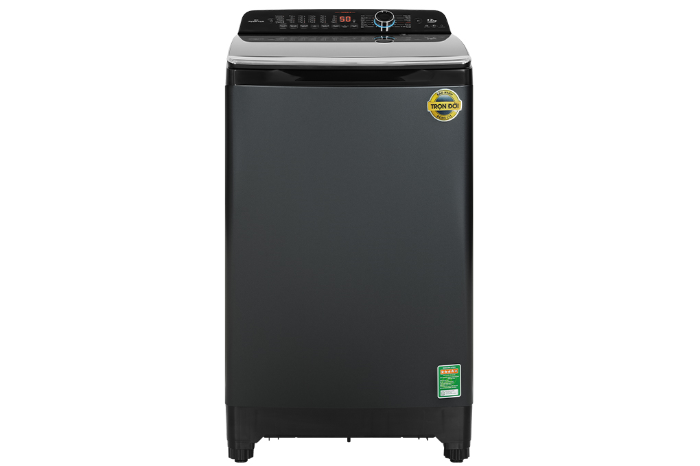Máy giặt Aqua Inverter 12 kg AQW-DR120HT BK Màu Xám