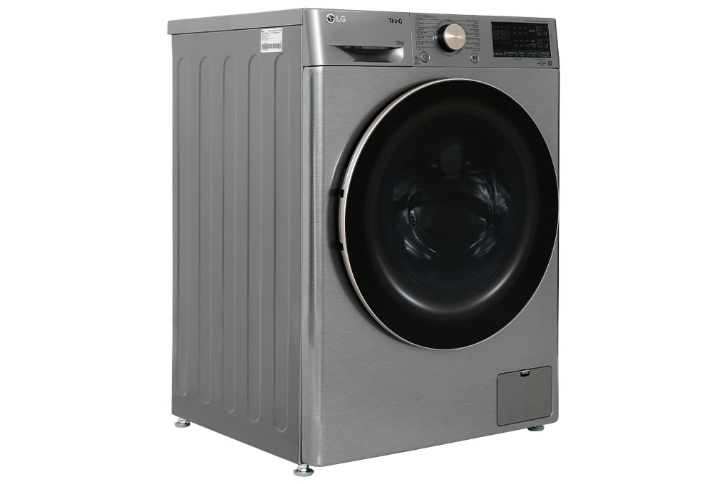 Máy giặt LG AI DD Inverter 12 kg FV1412S3PA Màu Xám nhạt