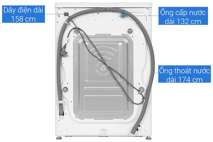 Máy giặt LG AI DD Inverter 13 kg FV1413S4W Màu Trắng