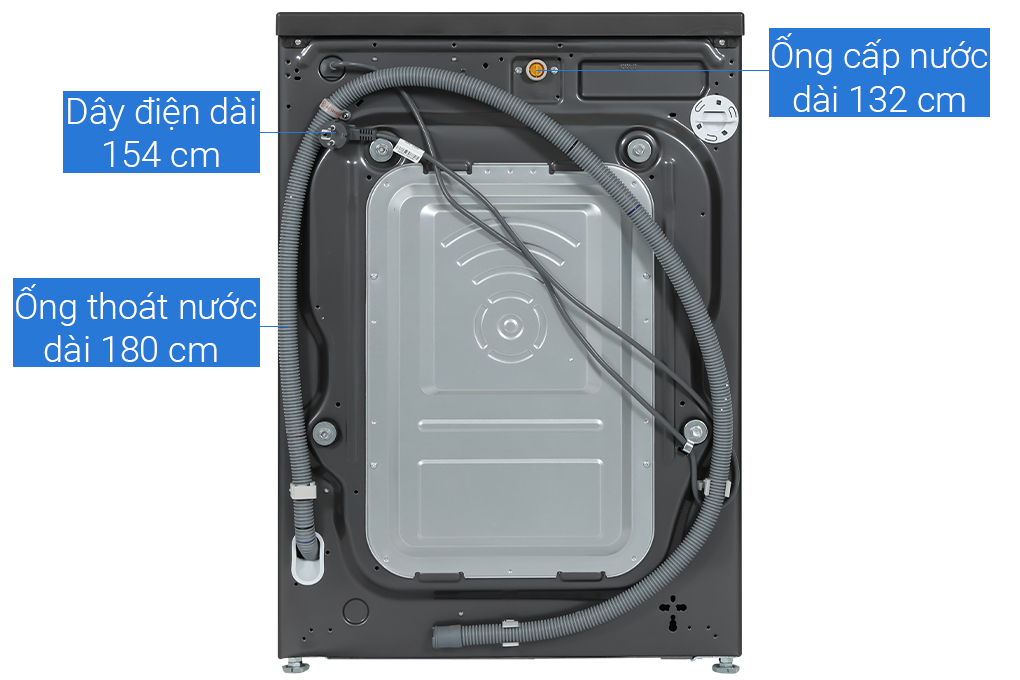 Máy giặt LG AI DD Inverter 14 kg FV1414S3BA Màu Đen