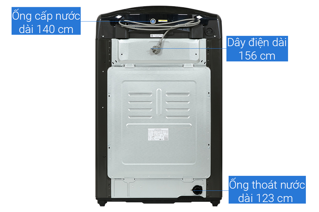 Máy giặt LG AI DD Inverter 14 kg TV2514DV3B Màu Đen