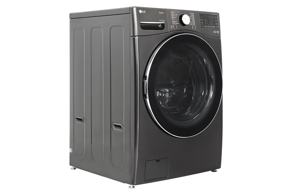 Máy giặt sấy LG AI DD Inverter giặt 21 kg - sấy 12 kg F2721HVRB Màu Đen
