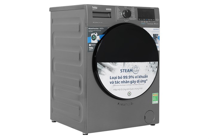 Máy giặt Beko Inverter 9 kg WCV9648XSTM Màu Xám