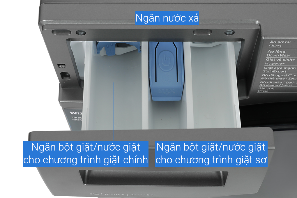 Máy giặt Beko Inverter 9 kg WCV9648XSTM Màu Xám