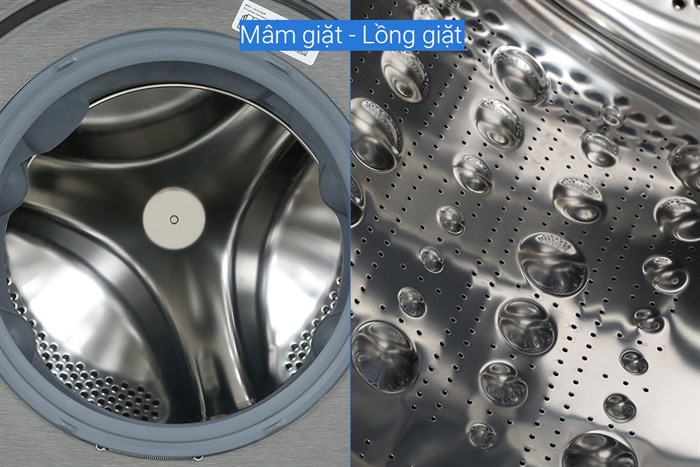 Máy giặt LG AI DD Inverter 14 kg FV1414S3P Màu Xám