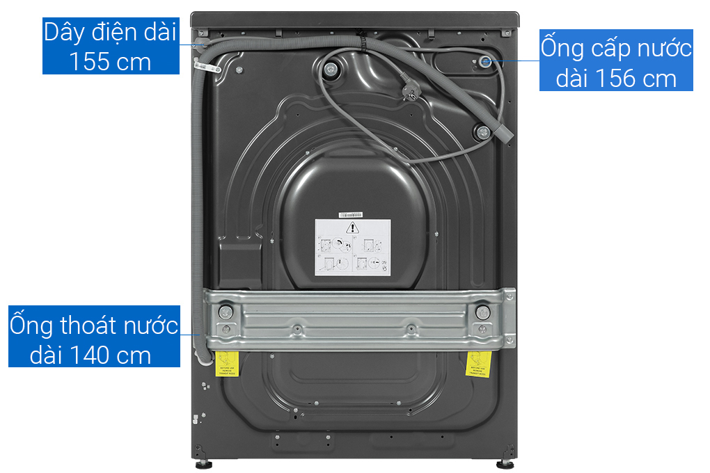 Máy giặt Aqua Inverter 15 kg AQD-A1500H PS Màu Bạc