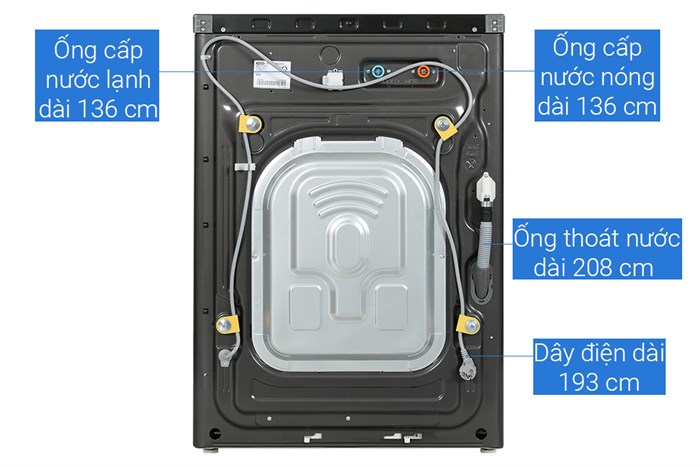 Máy giặt Samsung Bespoke AI Inverter 24 kg WF24B9600KV/SV Màu Đen