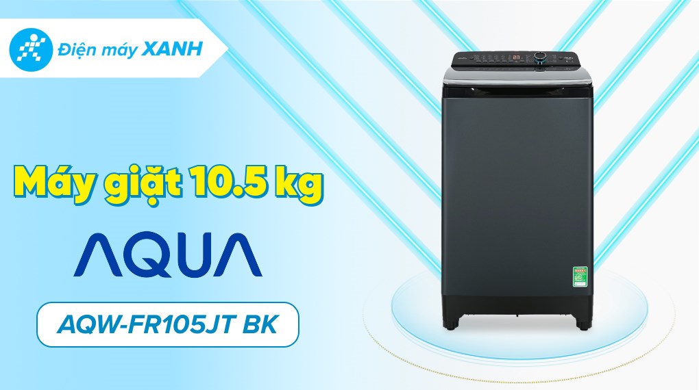 Máy giặt Aqua 10.5 kg AQW-FR105JT BK