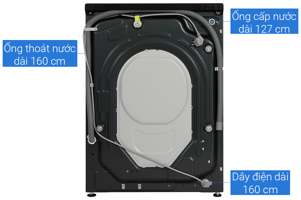 Máy giặt Aqua Inverter 9.5 kg AQD-A952J BK Màu Đen