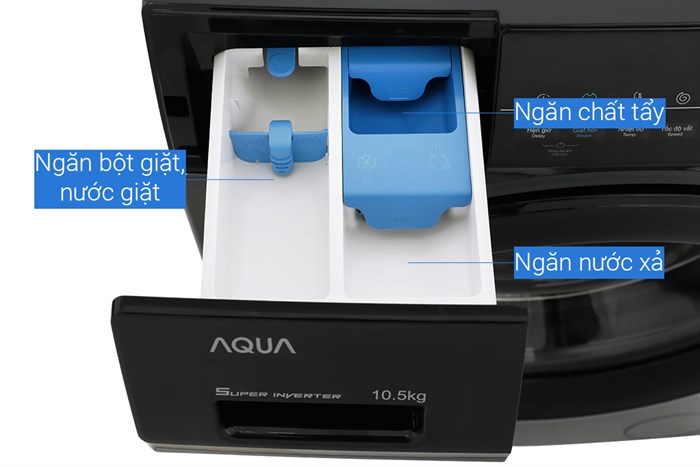 Máy giặt Aqua Inverter 10.5 kg AQD-A1052J BK Màu Đen