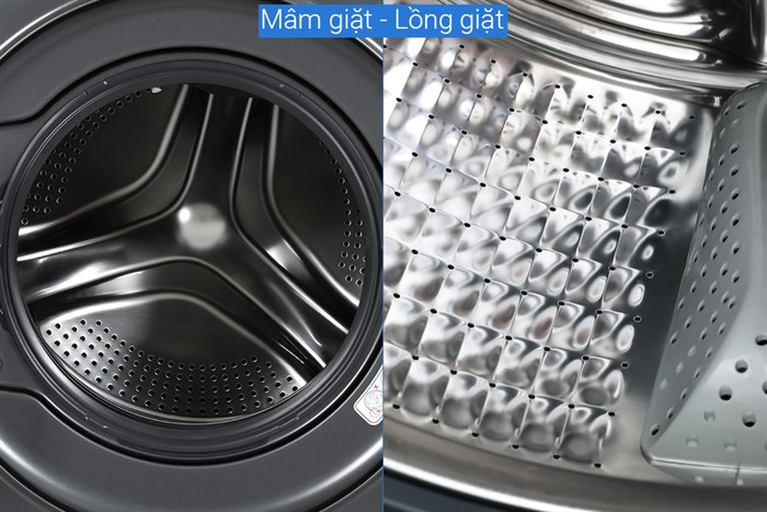 Máy giặt Aqua Inverter 10.5 kg AQD-A1052J BK Màu Đen