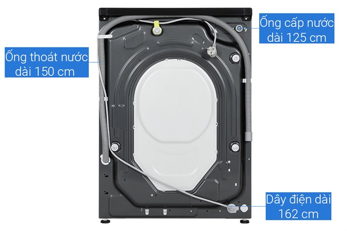 Máy giặt Aqua Inverter 10.5 kg AQD-A1052J BK Màu Đen