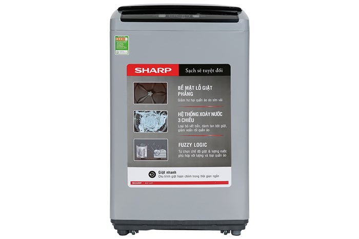 Máy giặt Sharp 7.5 Kg ES-Y75HV-S Màu Xám