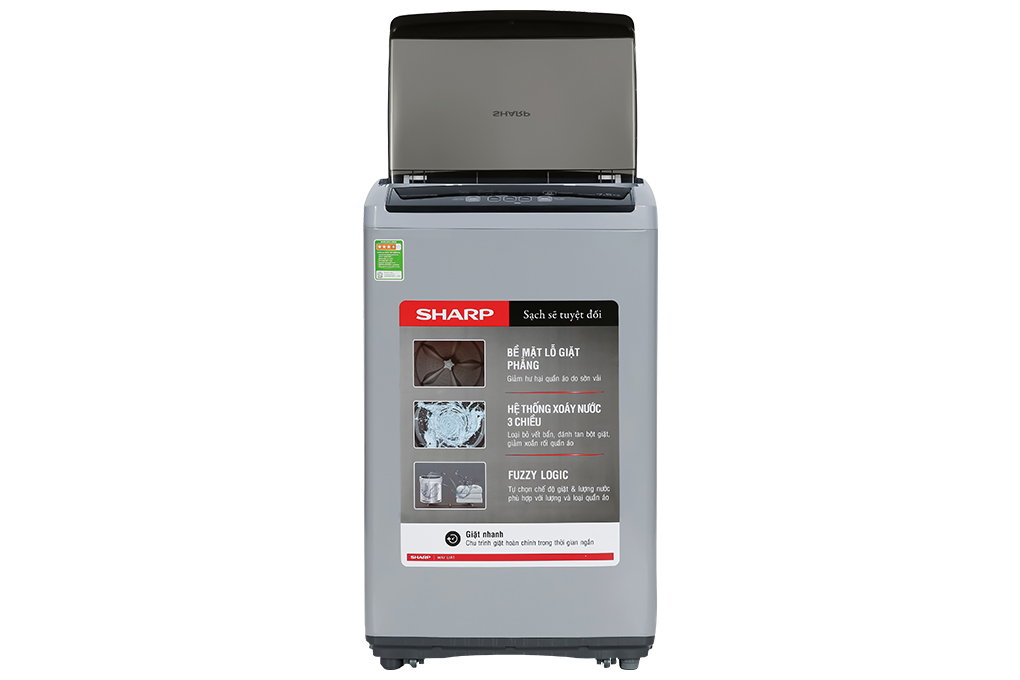 Máy giặt Sharp 7.5 Kg ES-Y75HV-S Màu Xám