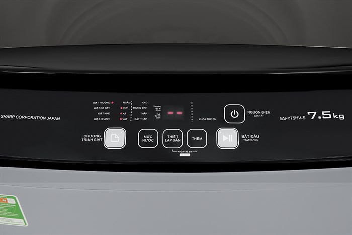 Máy giặt Sharp 7.5 Kg ES-Y75HV-S Màu Xám