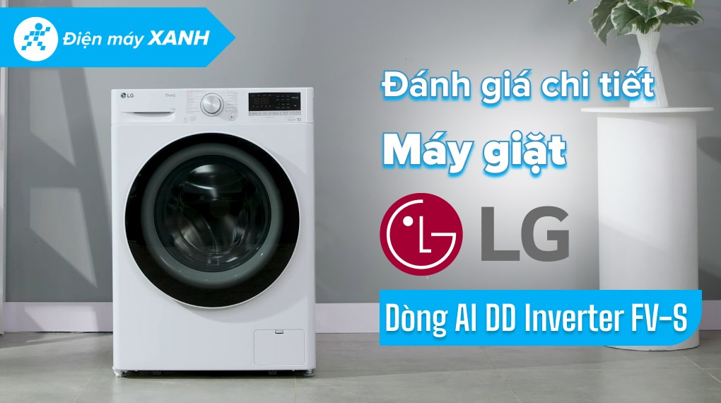 Máy giặt LG AI DD Inverter 12 kg FV1412S4W