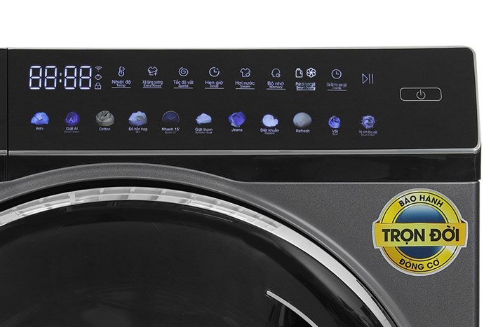 Máy giặt Aqua Inverter 10 kg AQD-DDW1000J BK Màu Đen