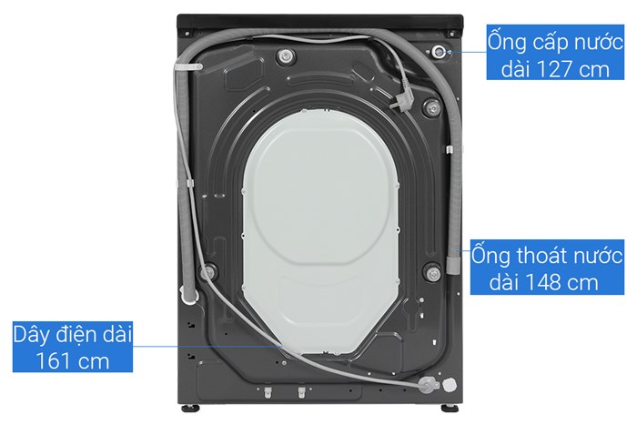 Máy giặt Aqua Inverter 10 kg AQD-DDW1000J BK Màu Đen