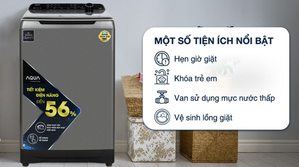 Máy giặt Aqua Inverter 18 kg AQW-DR180UHT PS