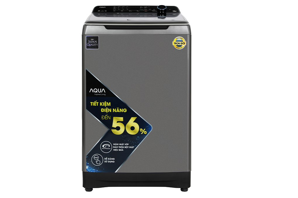 Máy giặt Aqua Inverter 16 kg AQW-DR160UHT PS Màu Bạc