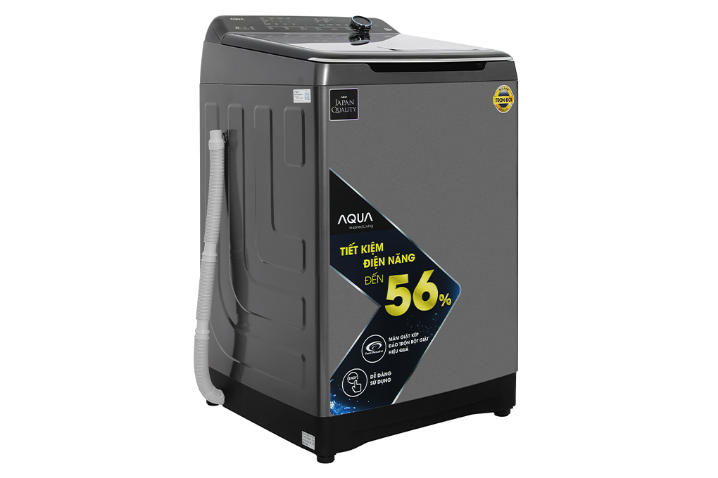 Máy giặt Aqua Inverter 16 kg AQW-DR160UHT PS Màu Bạc