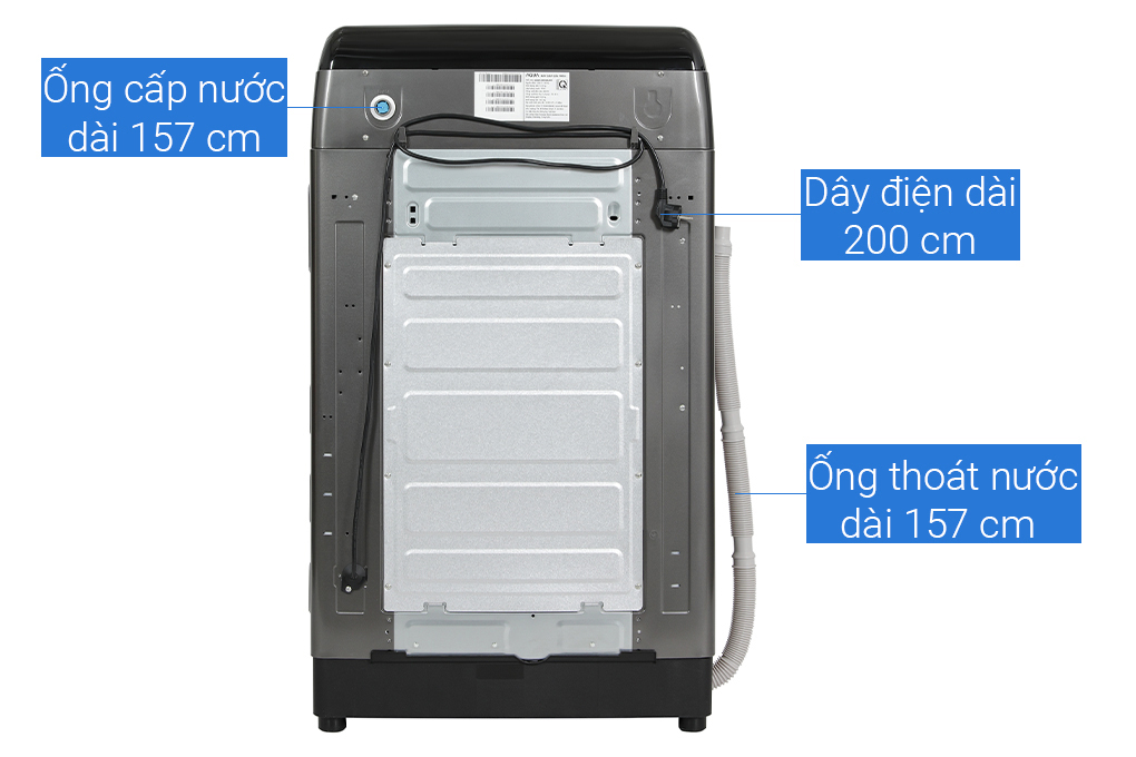 Máy giặt Aqua Inverter 16 kg AQW-DR160UHT PS Màu Bạc