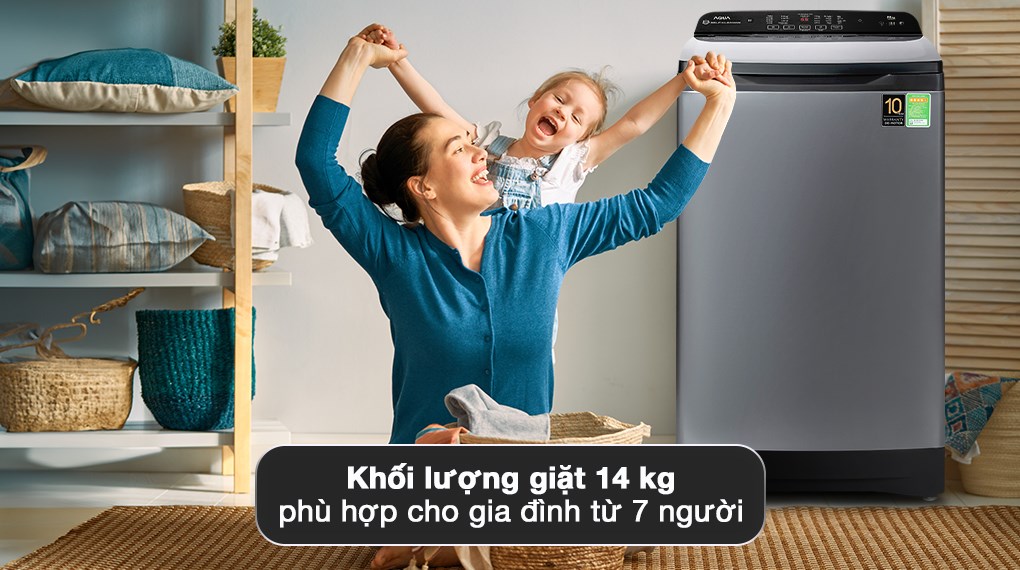 Máy giặt Aqua 14 kg AQW-FR140UHT SS