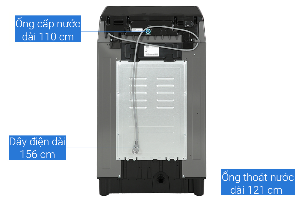 Máy giặt Samsung Ecobubble Inverter 10.5 kg WA10CG5745BDSV Màu Đen - Xám