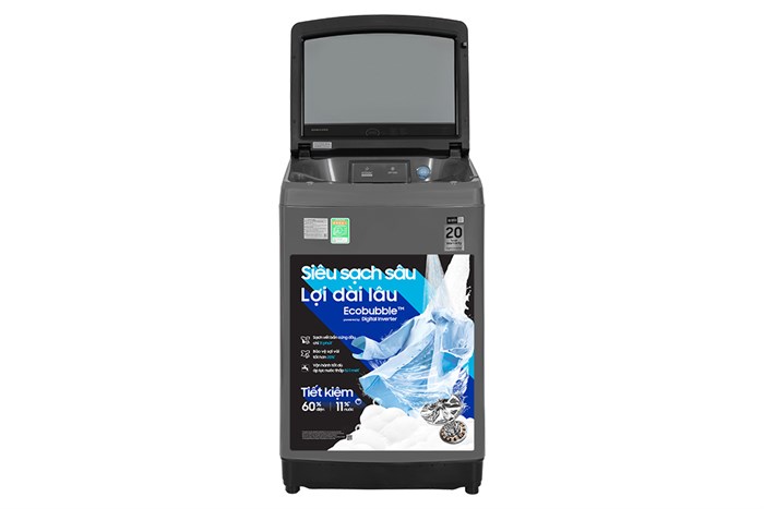 Máy giặt Samsung Ecobubble Inverter 10.5 kg WA10CG5745BDSV Màu Đen - Xám