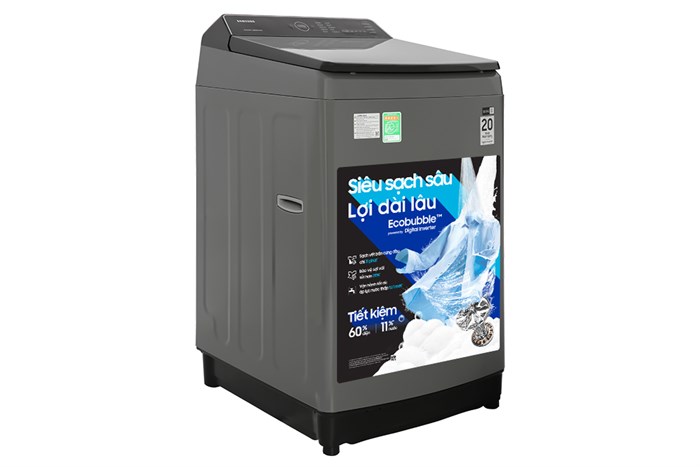 Máy giặt Samsung Ecobubble Inverter 10.5 kg WA10CG5745BDSV Màu Đen - Xám