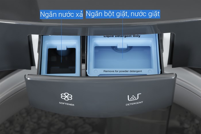 Máy giặt Toshiba Inverter 12 kg AW-DUK1300KV (MK) Màu Xám đậm