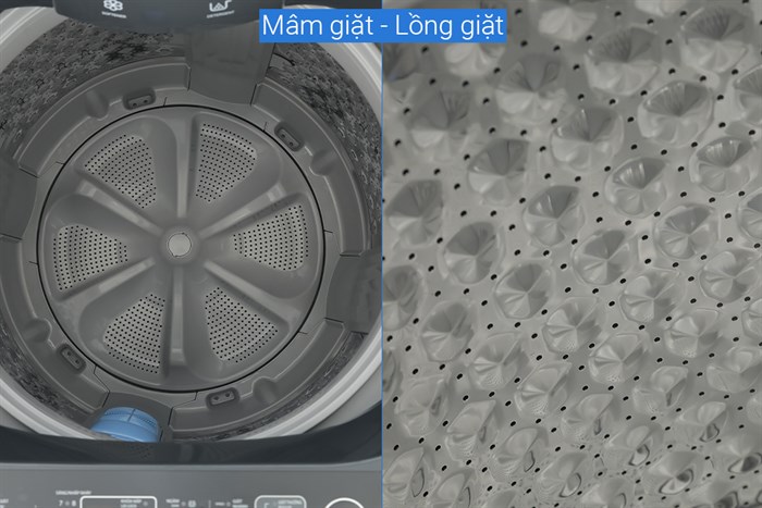 Máy giặt Toshiba Inverter 12 kg AW-DUK1300KV (MK) Màu Xám đậm