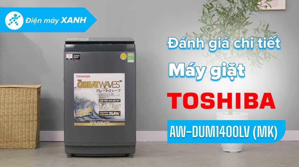 Máy giặt Toshiba Inverter 13 kg AW-DUM1400LV (MK)