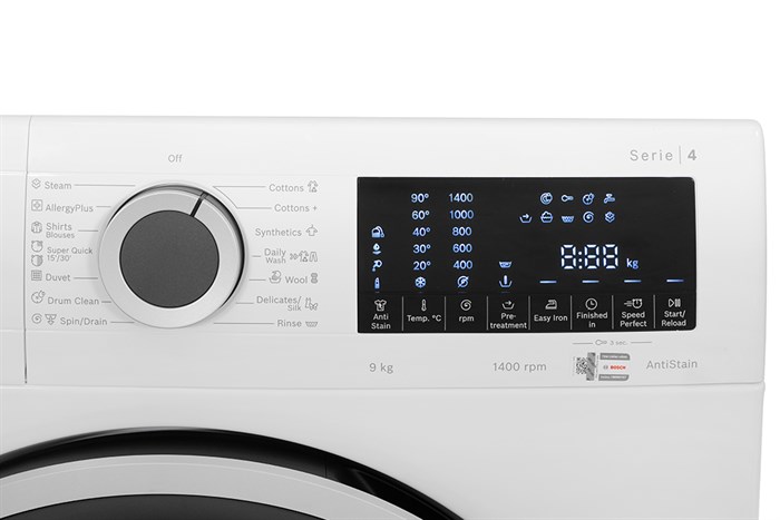 Máy giặt Bosch 9 kg WGA14400SG Màu Trắng