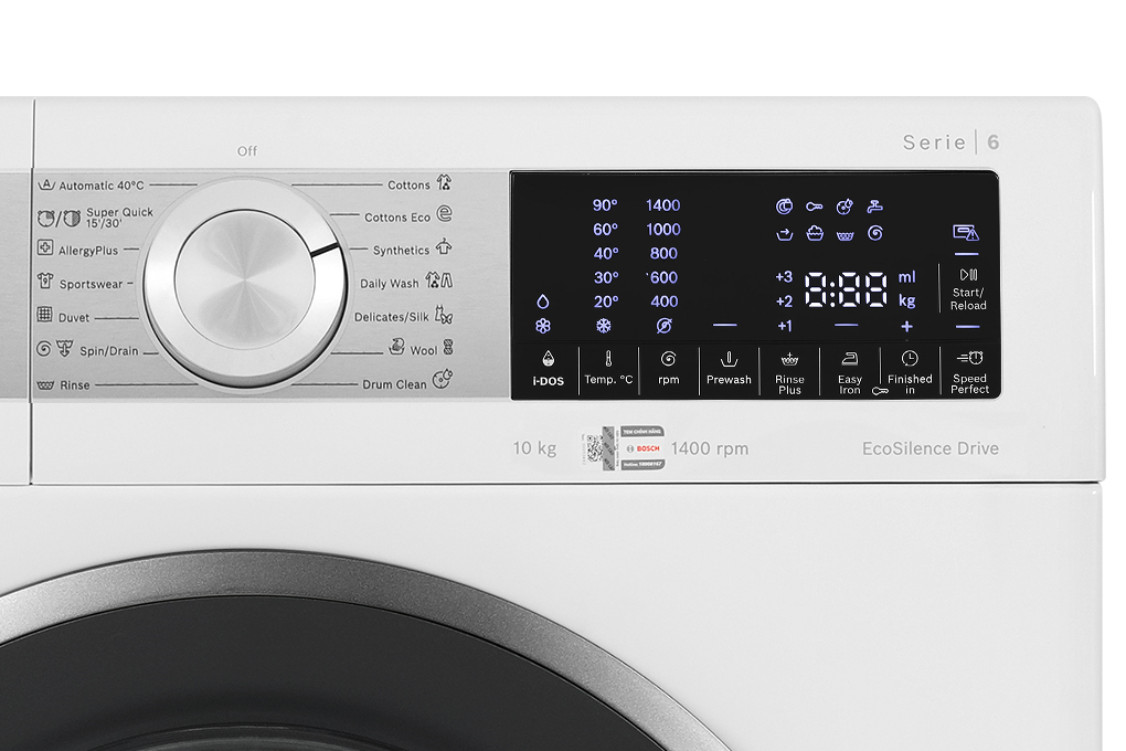 Máy giặt Bosch 10 kg WGG254A0SG Màu Trắng
