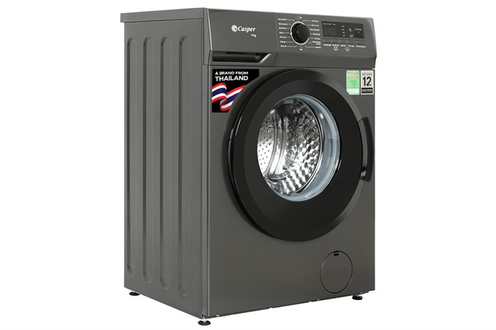 Máy giặt Casper Inverter 9 kg WF-9VG1 Màu Ghi Đậm